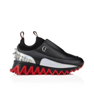 Mini Sharkyloub – Spor Ayakkabılar – Dana Derisi ve Neopren – Siyah – Çocuk