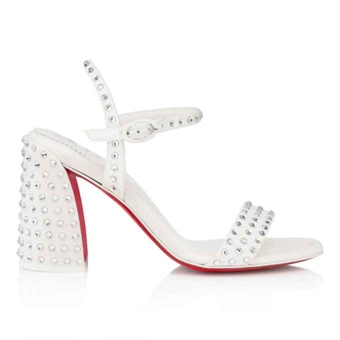 Miss Jane Sandal Strass Boum – 85 mm Sandaletler – Krep Saten – Fildişi Versiyon – Kadın Miss Jane Sandal Strass Boum – 85 mm Sandaletler – Krep Saten – Fildişi Versiyon – Kadın