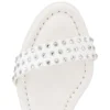 Miss Jane Sandal Strass Boum – 85 mm Sandaletler – Krep Saten – Fildişi Versiyon – Kadın Miss Jane Sandal Strass Boum – 85 mm Sandaletler – Krep Saten – Fildişi Versiyon – Kadın