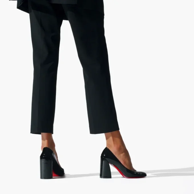 Miss Sab – 85 mm Topuklu Ayakkabı – Siyah Sığır Derisi – Kadın Miss Sab – 85 mm Topuklu Ayakkabı – Siyah Sığır Derisi – Kadın
