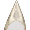 Miss Z – 100 mm Topuklu Ayakkabı – Elmas Şeklinde Lamine Kuzu Nappa Deri – Platino Chiaro – Kadın Miss Z – 100 mm Topuklu Ayakkabı – Elmas Şeklinde Lamine Kuzu Nappa Deri – Platino Chiaro – Kadın