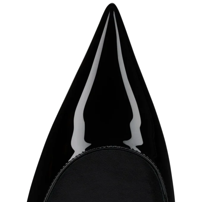 Miss Z – 120 mm Topuklu Ayakkabı – Siyah Sığır Derisi – Kadın