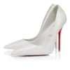 Miss Z – 120 mm Topuklu Ayakkabı – Suni Dana Derisi – Bianco – Kadın