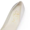 Miss Z – 80 mm Topuklu Ayakkabı – Sedefli Nappa Deri – Bianco – Kadın Miss Z – 80 mm Topuklu Ayakkabı – Sedefli Nappa Deri – Bianco – Kadın
