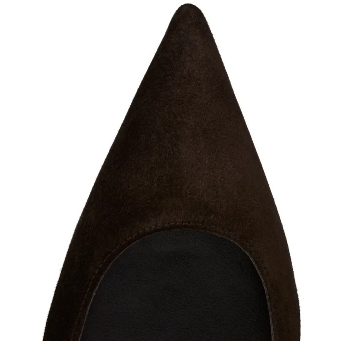 Miss Z – 80 Mm Topuklu Ayakkabı – Veau Velours – Cafa – Kadın Miss Z – 80 Mm Topuklu Ayakkabı – Veau Velours – Cafa – Kadın