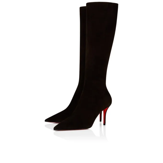 Miss Z Botta – 80 Mm Botlar – Veau Velours – Cafa – Kadın Miss Z Botta – 80 Mm Botlar – Veau Velours – Cafa – Kadın
