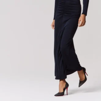 Miss Z Degrastrass Perla – 100 Mm Topuklu Ayakkabı – File, Nappa Deri, Strass ve İnciler – Siyah – Kadın Miss Z Degrastrass Perla – 100 Mm Topuklu Ayakkabı – File, Nappa Deri, Strass ve İnciler – Siyah – Kadın