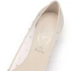 Miss Z Degrastrass Perla – 80 mm Topuklu Ayakkabı – File, Nappa Deri, Strass ve İnciler – Bianco – Kadın