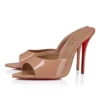 Miss Z Mule – 100 mm Mule – Patent Dana Derisi – Blush – Kadın