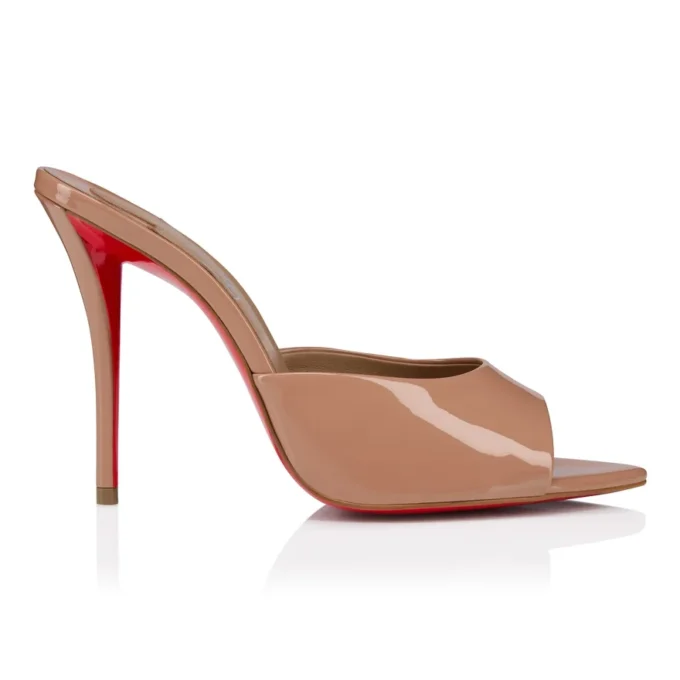 Miss Z Mule – 100 mm Mule – Patent Dana Derisi – Blush – Kadın