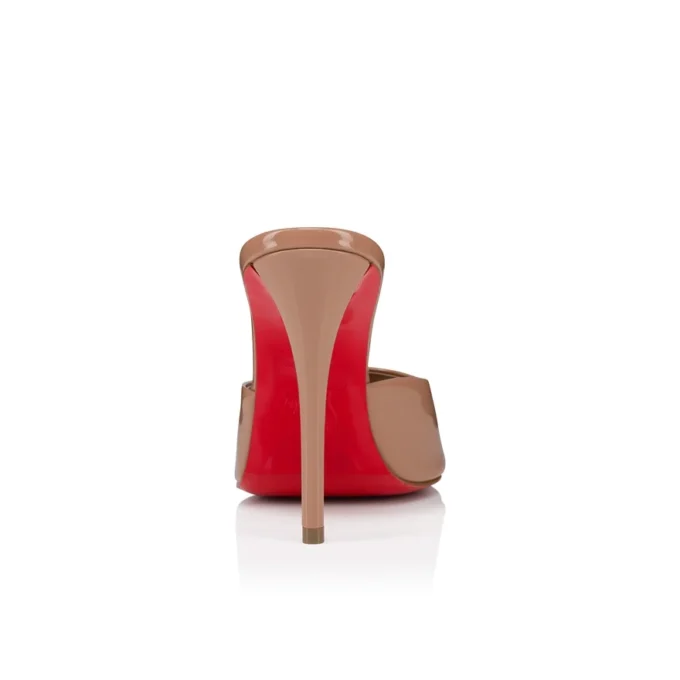 Miss Z Mule – 100 mm Mule – Patent Dana Derisi – Blush – Kadın