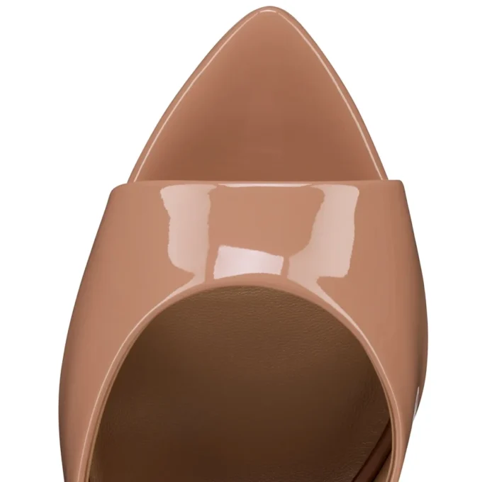 Miss Z Mule – 100 mm Mule – Patent Dana Derisi – Blush – Kadın
