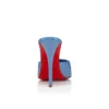 Miss Z Mule – 100 mm Mule – Sedefli Dana Derisi – Ceruleo – Kadın