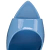 Miss Z Mule – 100 mm Mule – Sedefli Dana Derisi – Ceruleo – Kadın