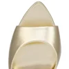 Miss Z Mule – 100 mm Mules – Lamine Kuzu Nappa Deri – Platine – Kadın Miss Z Mule – 100 mm Mules – Lamine Kuzu Nappa Deri – Platine – Kadın