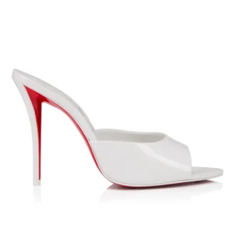 Miss Z Mule – 100 mm Mules – Suni Dana Derisi – Bianco – Kadın Miss Z Mule – 100 mm Mules – Suni Dana Derisi – Bianco – Kadın