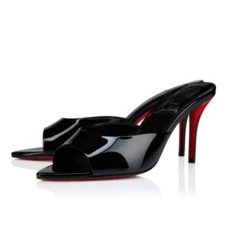 Miss Z Mule – 80 Mm Mules – Patent Dana Derisi – Siyah – Kadın Miss Z Mule – 80 Mm Mules – Patent Dana Derisi – Siyah – Kadın