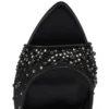 Miss Z Mule Degrasstrass Perla – 100 Mm Mules – File, Nappa Deri ve İnciler – Siyah – Kadın Miss Z Mule Degrasstrass Perla – 100 Mm Mules – File, Nappa Deri ve İnciler – Siyah – Kadın