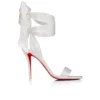Miss Z Sandal Du Desert – 100 Mm Bantlı Sandalet – Krep Saten – Fildişi – Kadın Miss Z Sandal Du Desert – 100 Mm Bantlı Sandalet – Krep Saten – Fildişi – Kadın