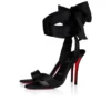 Miss Z Sandal Du Desert – 100 mm Bantlı Sandalet – Krep Saten – Siyah – Kadın Miss Z Sandal Du Desert – 100 mm Bantlı Sandalet – Krep Saten – Siyah – Kadın