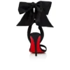 Miss Z Sandal Du Desert – 100 mm Bantlı Sandalet – Krep Saten – Siyah – Kadın Miss Z Sandal Du Desert – 100 mm Bantlı Sandalet – Krep Saten – Siyah – Kadın