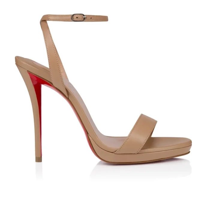 Miss Z Sandal Queen – 120 mm Bantlı Sandalet – Kuzu Nappa Deri – Blush – Kadın Miss Z Sandal Queen – 120 mm Bantlı Sandalet – Kuzu Nappa Deri – Blush – Kadın