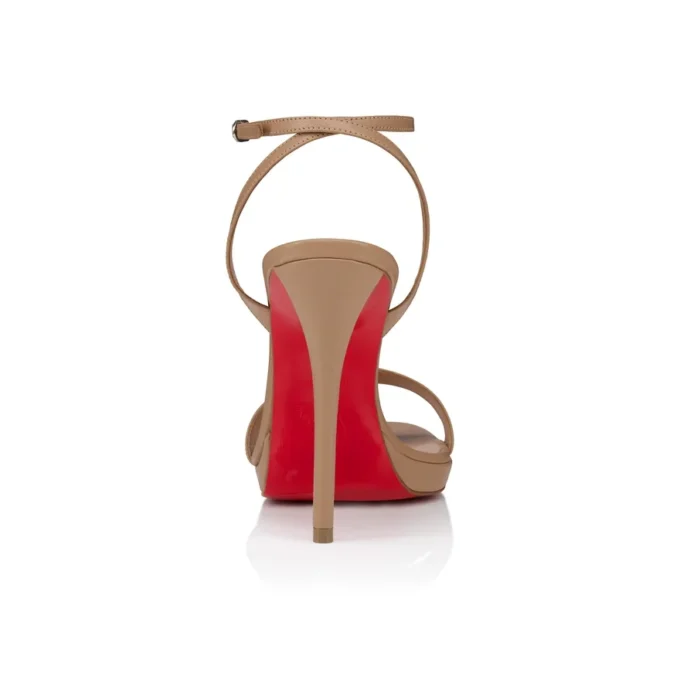 Miss Z Sandal Queen – 120 mm Bantlı Sandalet – Kuzu Nappa Deri – Blush – Kadın Miss Z Sandal Queen – 120 mm Bantlı Sandalet – Kuzu Nappa Deri – Blush – Kadın