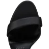 Miss Z Sandal Queen – 120 mm Bantlı Sandalet – Kuzu Nappa Deri – Siyah – Kadın Miss Z Sandal Queen – 120 mm Bantlı Sandalet – Kuzu Nappa Deri – Siyah – Kadın