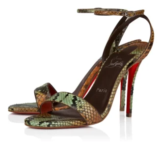 Miss Z Sandalet – 100 mm Bantlı Sandaletler – Gradyan Piton Deri – Palio Haiiro – Kadın Miss Z Sandalet – 100 mm Bantlı Sandaletler – Gradyan Piton Deri – Palio Haiiro – Kadın