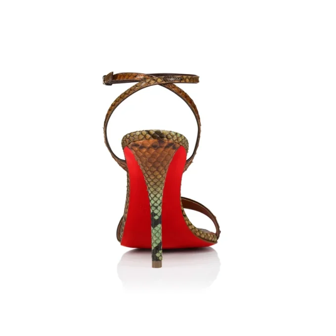 Miss Z Sandalet – 100 mm Bantlı Sandaletler – Gradyan Piton Deri – Palio Haiiro – Kadın Miss Z Sandalet – 100 mm Bantlı Sandaletler – Gradyan Piton Deri – Palio Haiiro – Kadın