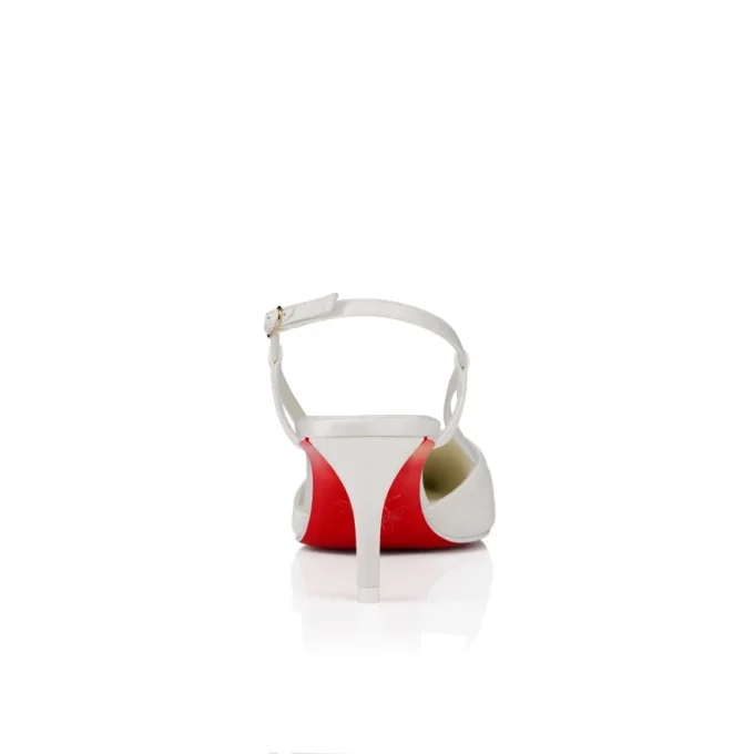 Miss Z Sling – 60 Mm Slingback Topuklu Ayakkabı – Krep Saten – Fildişi – Kadın Miss Z Sling – 60 Mm Slingback Topuklu Ayakkabı – Krep Saten – Fildişi – Kadın