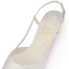 Miss Z Sling – 60 Mm Slingback Topuklu Ayakkabı – Krep Saten – Fildişi – Kadın Miss Z Sling – 60 Mm Slingback Topuklu Ayakkabı – Krep Saten – Fildişi – Kadın