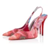 Miss Z Sling Back – 100 mm Slingback Topuklu Ayakkabı – Şakayık Desenli Çin Kumaşı – Çok Renkli – Kadın Miss Z Sling Back – 100 mm Slingback Topuklu Ayakkabı – Şakayık Desenli Çin Kumaşı – Çok Renkli – Kadın