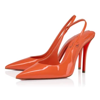 Miss Z Sling Back – 100 Mm Slingback Topuklu Ayakkabı – Patentli Dana Derisi – Caruzo – Kadın Miss Z Sling Back – 100 Mm Slingback Topuklu Ayakkabı – Patentli Dana Derisi – Caruzo – Kadın