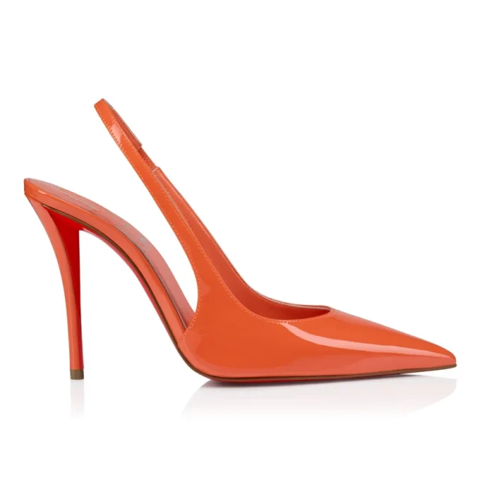 Miss Z Sling Back – 100 Mm Slingback Topuklu Ayakkabı – Patentli Dana Derisi – Caruzo – Kadın Miss Z Sling Back – 100 Mm Slingback Topuklu Ayakkabı – Patentli Dana Derisi – Caruzo – Kadın