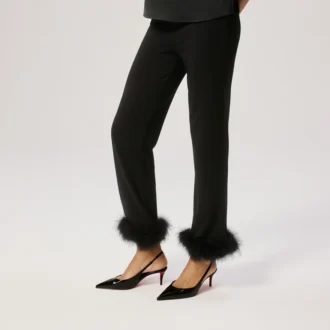 Miss Z Sling Back – 60 mm Slingback Topuklu Ayakkabı – Patent Dana Derisi – Siyah – Kadın Miss Z Sling Back – 60 mm Slingback Topuklu Ayakkabı – Patent Dana Derisi – Siyah – Kadın