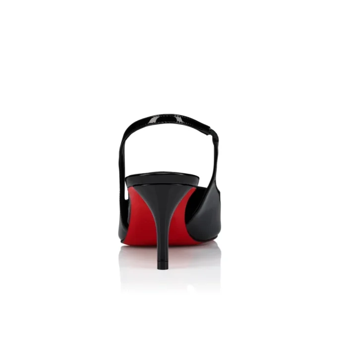 Miss Z Sling Back – 60 mm Slingback Topuklu Ayakkabı – Patent Dana Derisi – Siyah – Kadın Miss Z Sling Back – 60 mm Slingback Topuklu Ayakkabı – Patent Dana Derisi – Siyah – Kadın