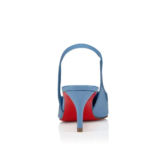 Miss Z Sling Back – 60 mm Slingback Topuklu Ayakkabı – Sedefli Dana Derisi – Ceruleo – Kadın Miss Z Sling Back – 60 mm Slingback Topuklu Ayakkabı – Sedefli Dana Derisi – Ceruleo – Kadın