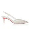 Miss Z Sling Sparkling – 60 Mm Slingback Topuklu Ayakkabı – File ve Strass – Fildişi Versiyon – Kadın Miss Z Sling Sparkling – 60 Mm Slingback Topuklu Ayakkabı – File ve Strass – Fildişi Versiyon – Kadın