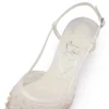 Miss Z Sling Sparkling – 60 Mm Slingback Topuklu Ayakkabı – File ve Strass – Fildişi Versiyon – Kadın Miss Z Sling Sparkling – 60 Mm Slingback Topuklu Ayakkabı – File ve Strass – Fildişi Versiyon – Kadın