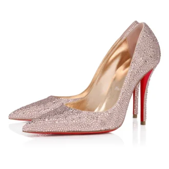 Miss Z Strass – 100 mm Topuklu Ayakkabı – Süet ve Strass – Vintage Rose – Kadın Miss Z Strass – 100 mm Topuklu Ayakkabı – Süet ve Strass – Vintage Rose – Kadın