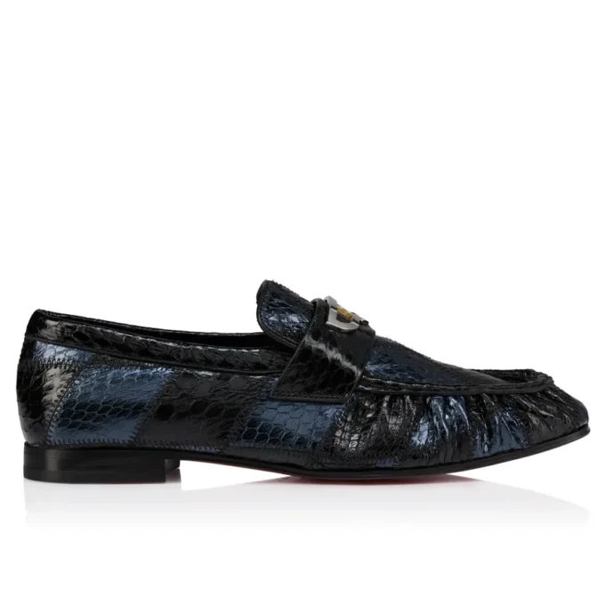 Mocallista – Loafer – Patchwork Su Yılanı Derisi – Siyah – Kadın Mocallista – Loafer – Patchwork Su Yılanı Derisi – Siyah – Kadın