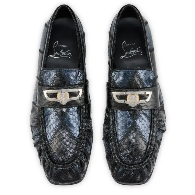 Mocallista – Loafer – Patchwork Su Yılanı Derisi – Siyah – Kadın Mocallista – Loafer – Patchwork Su Yılanı Derisi – Siyah – Kadın