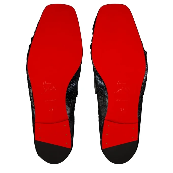 Mocallista – Loafer – Patchwork Su Yılanı Derisi – Siyah – Kadın Mocallista – Loafer – Patchwork Su Yılanı Derisi – Siyah – Kadın