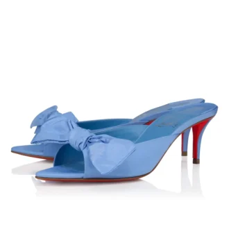 Mulazee – 60 mm Mule – İpek Tafta – Ceruleo – Kadın Mulazee – 60 mm Mule – İpek Tafta – Ceruleo – Kadın