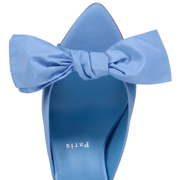 Mulazee – 60 mm Mule – İpek Tafta – Ceruleo – Kadın Mulazee – 60 mm Mule – İpek Tafta – Ceruleo – Kadın