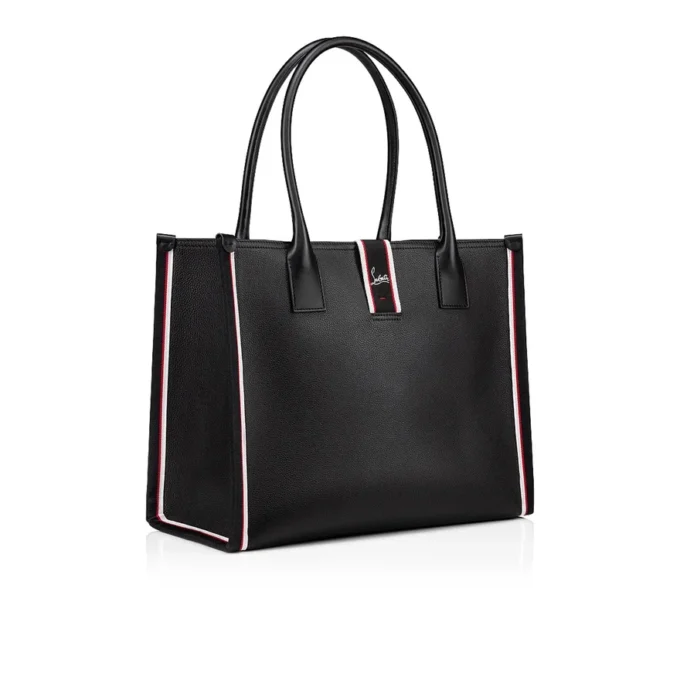 Nastroloubi L – Tote Çanta – Damarlı Dana Derisi – Siyah