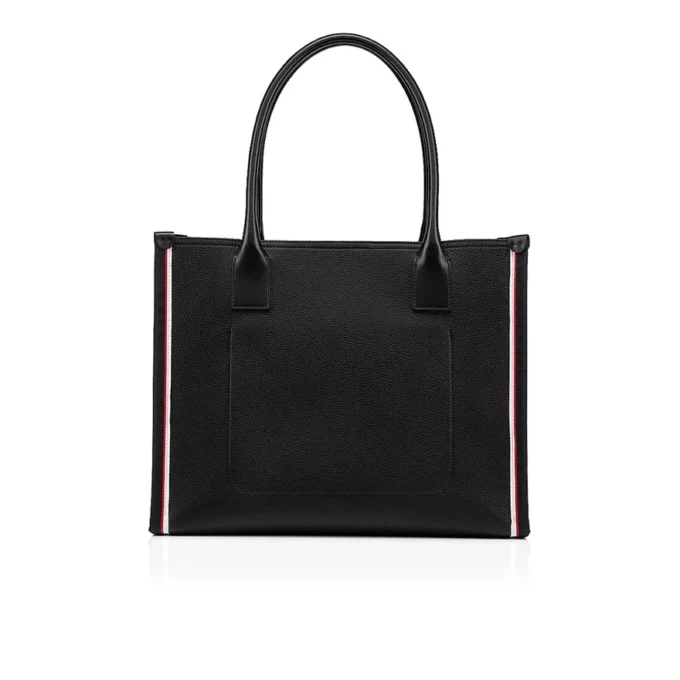 Nastroloubi L – Tote Çanta – Damarlı Dana Derisi – Siyah