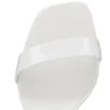 O Condora – 85 mm Bantlı Sandalet – Sedefli Deri – Bianco – Kadın