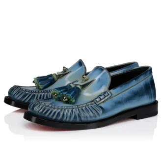 Orlando – Loafer – Fırçalanmış Dana Derisi – Ceruleo – Erkek